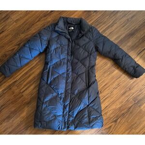 North Face Miss Metro Parka Womens M Hooded Down Insulated Puffer Quilted Coat